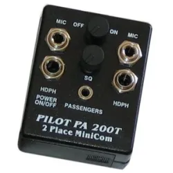 Pilot Communications Intercom portatif aviation PA200T Pilot Communications - 1