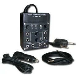 Pilot Communications Portable Intercom for 4 Headsets for airplane pilots | BAYO