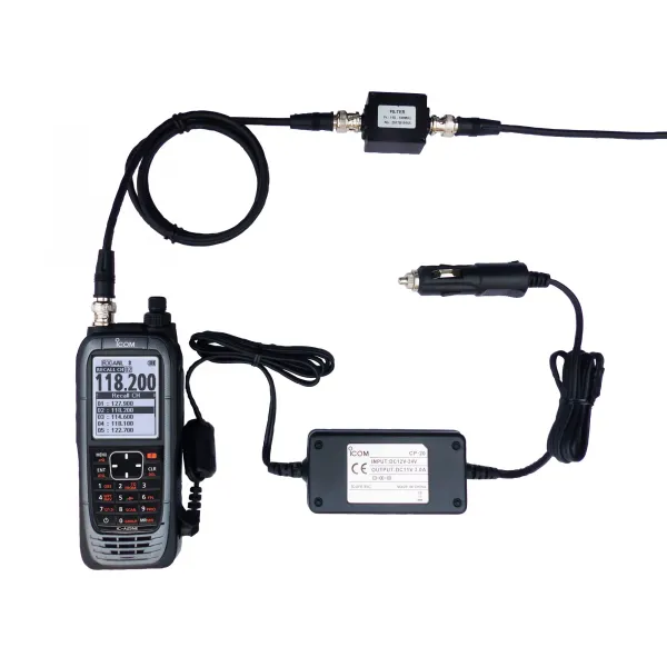IC-A25CEFRII, Radio portatif aviation VHF, Icom pour pilotes d'avion | BAYO