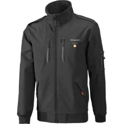 Design 4 Pilots Black Windbreaker for airplane pilots | BAYO