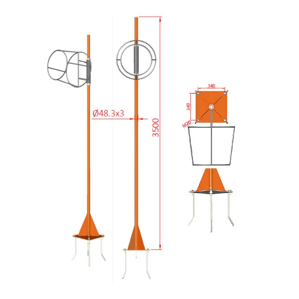 FAA mast, wind indicator for airplane pilots | BAYO