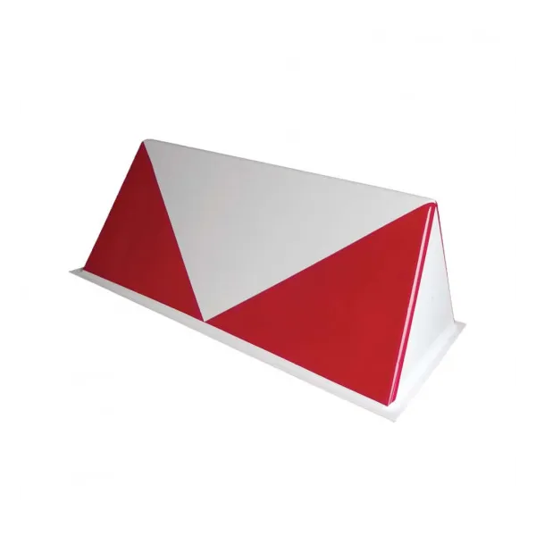 Red and White Dihedral Marker - Runway End Delimitation for airplane pilots | BAYO