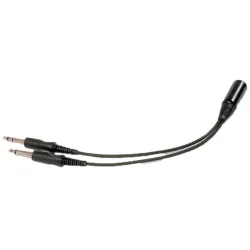 NATO UK Helicopter to Dual Aviation Jacks Adapter for airplane pilots | BAYO