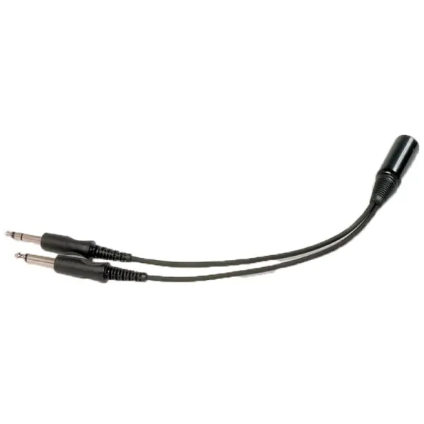 NATO UK Helicopter to Dual Aviation Jacks Adapter for airplane pilots | BAYO