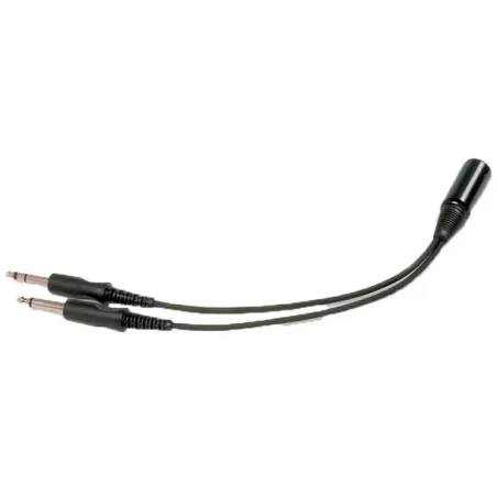 NATO UK Helicopter to Dual Aviation Jacks Adapter for airplane pilots | BAYO