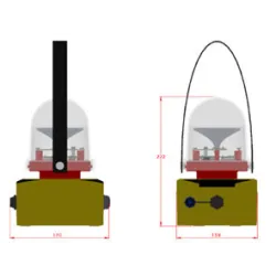 MINI LEDEO Portable Beacon Type A, Delta Box for airplane pilots | BAYO