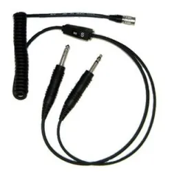 Dual Jack Cable for Active Headset Series for airplane pilots | BAYO