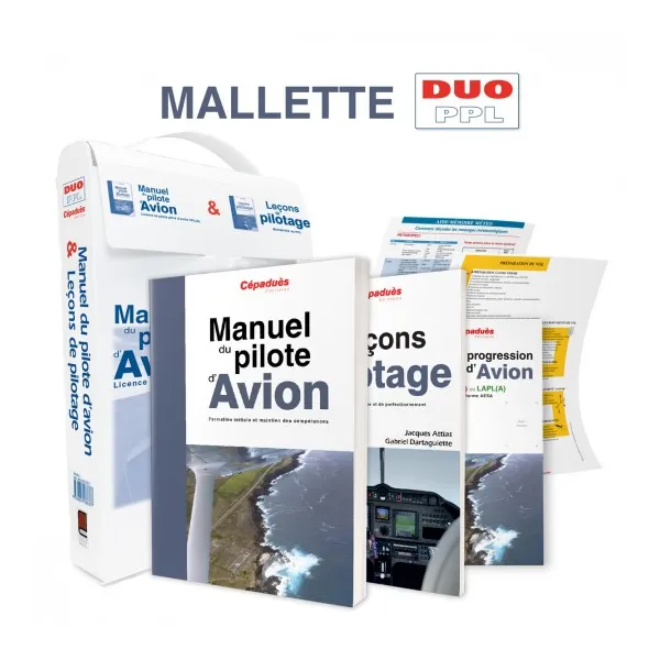 PPL Duo Briefcase for airplane pilots | BAYO