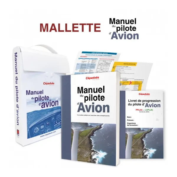 Mallette Manuel du pilote d'avion