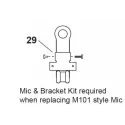 Mic & Bracket Kit w/DC-87 for airplane pilots | BAYO