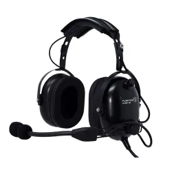 Casque Flightcom 4DX Classic : double jack aviation - passif - câble droit