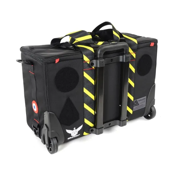 Flight Suitcase GRIZZLY Black Line pour pilotes d'avion | BAYO