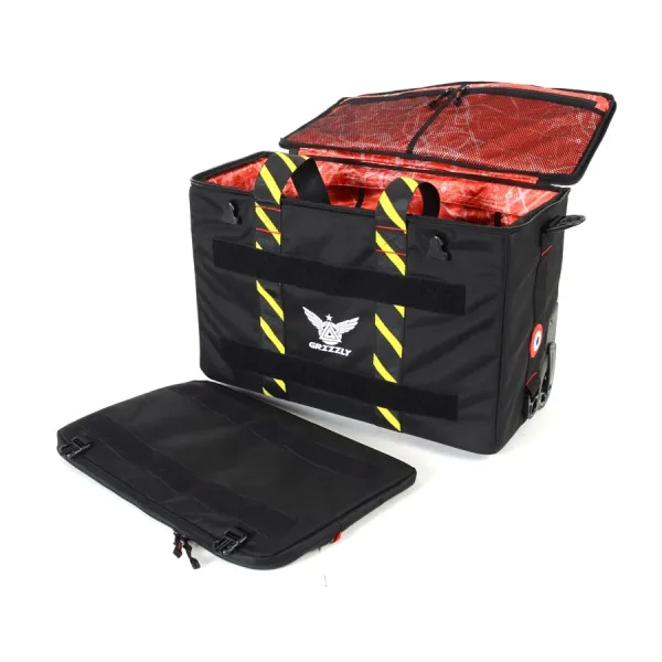 Flight Suitcase GRIZZLY Black Line pour pilotes d'avion | BAYO