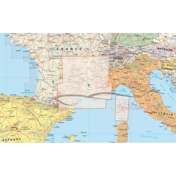 South-East Map - IGN for airplane pilots | BAYO