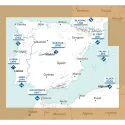Carte VFR AIRMILLION Iberia Espagne et Portugal 2025 Echelle de 1 1000000