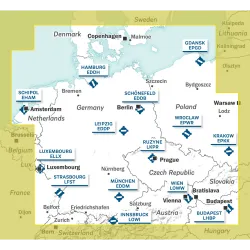 Germany | VFR Chart AIRMILLION for airplane pilots | BAYO