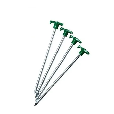 set of 4 stakes for fixing the conical beacon for airplane pilots | BAYO