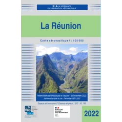 Carte VFR SIA La Réunion au 1:100000 - 2022