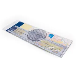 PJ1 Navigation Ruler with Protractor for airplane pilots | BAYO
