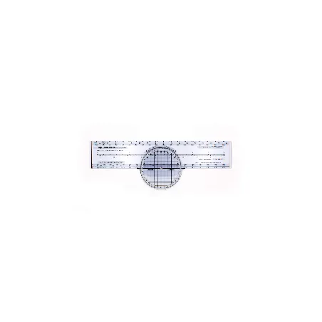 PJ1 Navigation Ruler with Protractor for airplane pilots | BAYO