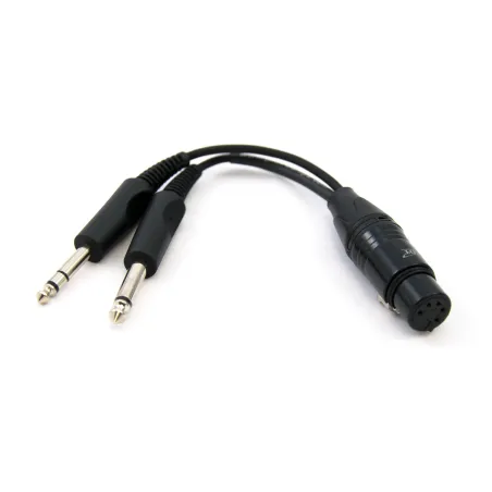 Adaptateur casque monoprise Airbus vers avion femelle