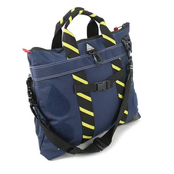 Helmet bag FURTIF NG Blue/Yellow for airplane pilots | BAYO