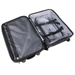 CABINS Full black suitcase for airplane pilots | BAYO