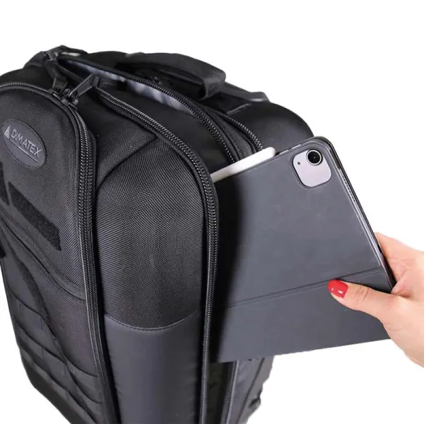 CABINS Full black suitcase for airplane pilots | BAYO