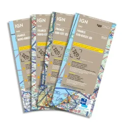 2024 IGN ICAO VFR Regional Maps Pack for airplane pilots | BAYO