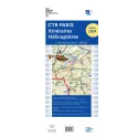 Carte VFR SIA Itinéraires Hélicoptères (Paris CTR 2 et 3) au 1:100000 2024