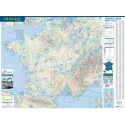 Wall Map France | VFR Air Million for airplane pilots | BAYO