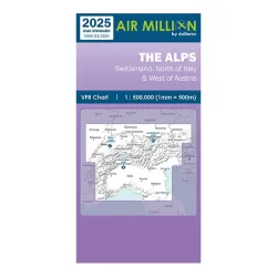 Zoom 500 Alps | VFR Chart AIRMILLION" for airplane pilots | BAYO