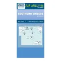 Carte VFR AIRMILLION Sud de la Grèce 2025 Echelle de 1 500000