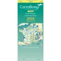 France 2025 | Carte VFR CartaBossy France Belgique Luxembourg Suisse Week-End Echelle 1 1000000