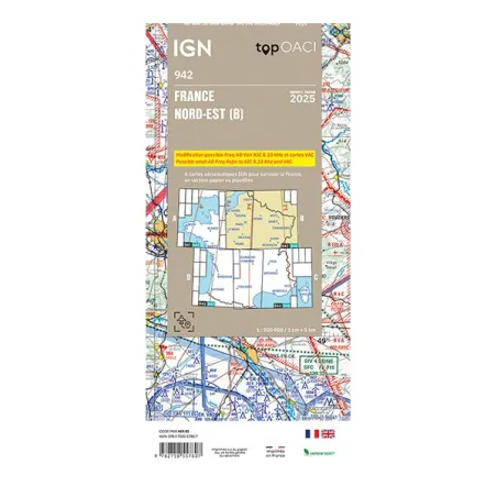 2024 IGN ICAO VFR Regional Charts for airplane pilots | BAYO