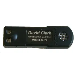 Microphone David Clark, ELEC M-77 |09168P-35 pour pilotes d'avion | BAYO