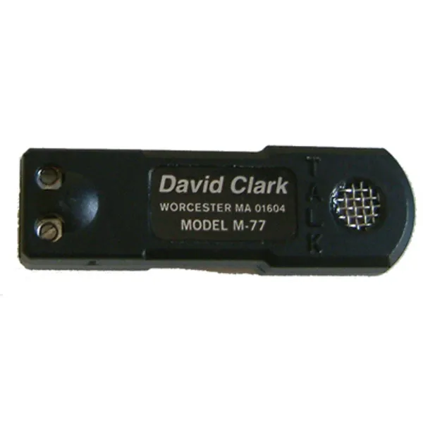 Microphone David Clark, ELEC M-77 |09168P-35 pour pilotes d'avion | BAYO