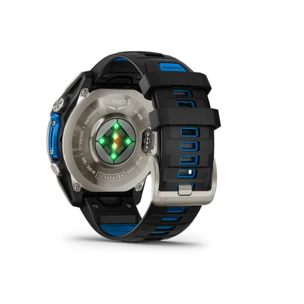 D2™ mach 2 47mm titanium arrière bracelet