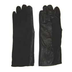 Gants de pilote en nomex - noir  - 1