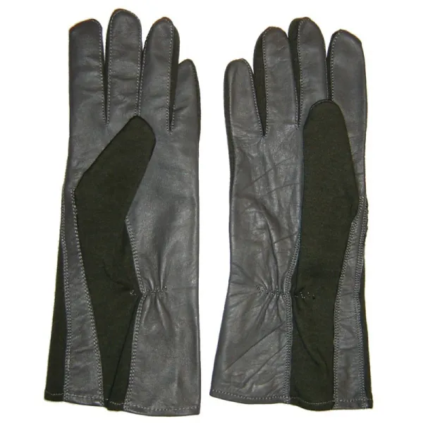 Gants de pilote en nomex - vert  - 1